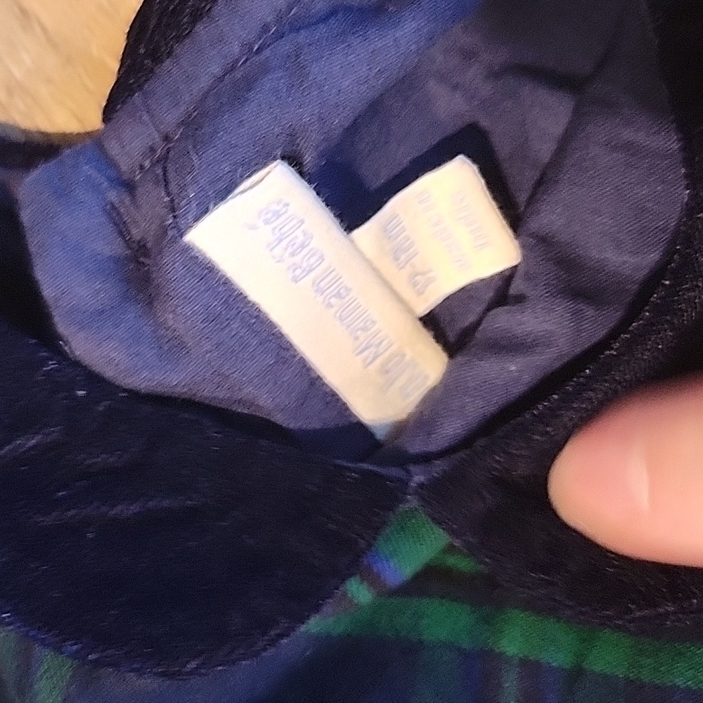 JoJo Maman Bebe Plaid Green and Blue Dress - Picture 2 of 4